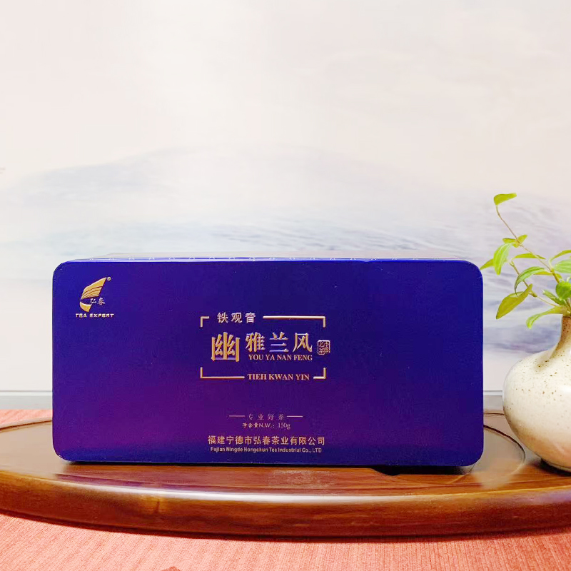 弘春 幽雅兰风铁观音150克铁盒装