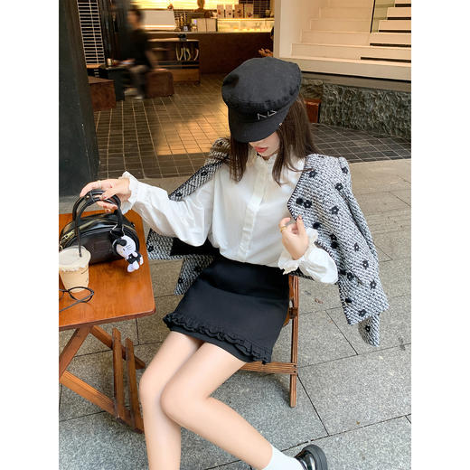 【129元任选2件】现货！下摆花边短裙 商品图2