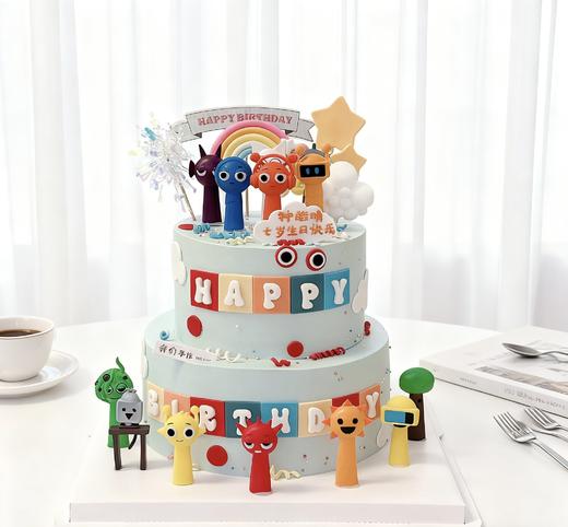 节奏盒子卡通玩偶蛋糕-低糖处理无添加 商品图2