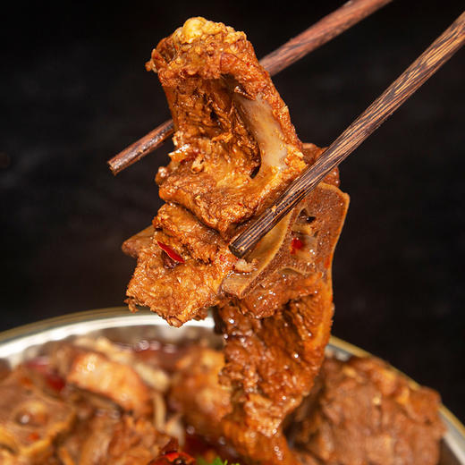 【风味人间】汇柒鲜古法浓汤羊蝎子火锅1.15kg*3盒 加热即食火锅通用 商品图2