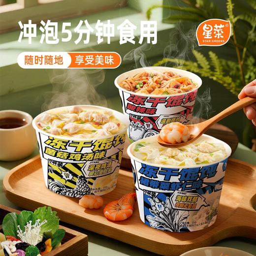 星菜冻干小馄饨速食早餐即食营养美味20g/盒 商品图0