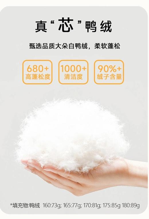 圆领羽绒服夹克 女士羽绒服内胆 商品图3