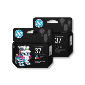 惠普（HP）原装37墨盒黑色彩色墨水盒5135/5136/5138/5139/5185/5186/5187/5188/5189喷墨打印机