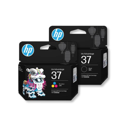 惠普（HP）原装37墨盒黑色彩色墨水盒5135/5136/5138/5139/5185/5186/5187/5188/5189喷墨打印机 商品图0