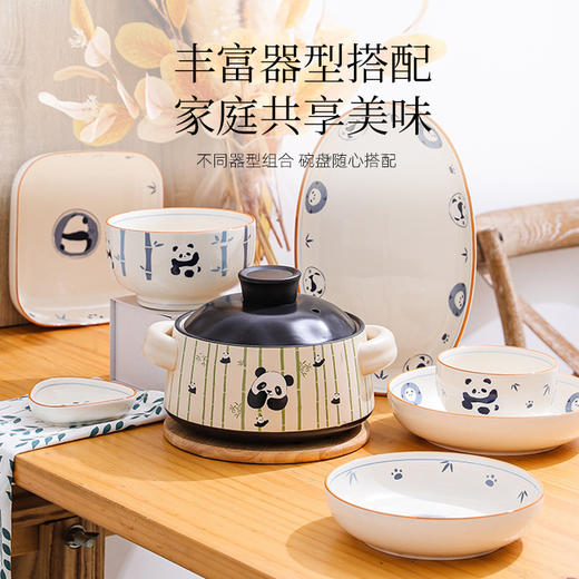 釉下彩陶瓷餐具（青花熊猫） 商品图4