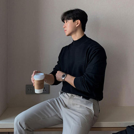 【虎头刺绣男士德绒打底衫】堪比羊绒的触感，每个男士衣橱里都应必备的一条上身保暖性超强，舒适不厚重！ 商品图8