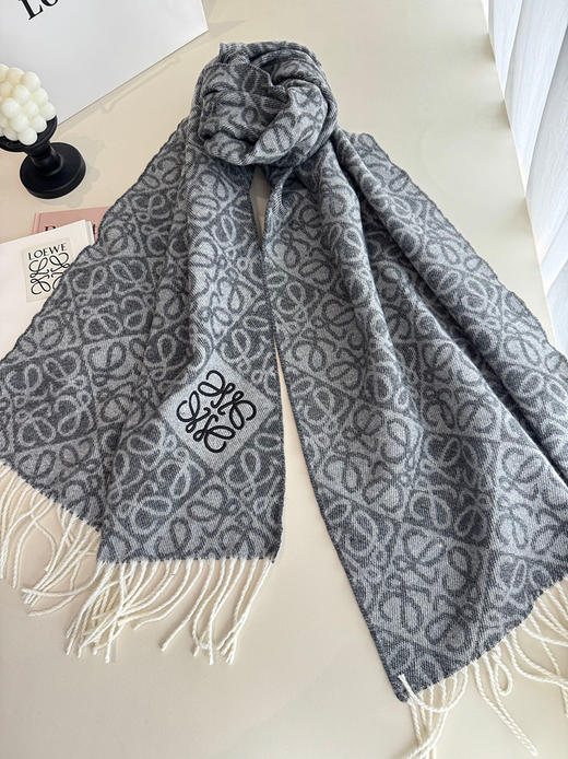 送礼袋！罗意+！巴塞罗那橱窗定制款！混纺围巾围脖女秋冬 商品图8