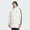 Adidas阿迪达斯MID LENGTH DOWN JACKET 女子中长款三条纹羽绒服600蓬鸭绒KC2485 商品缩略图0