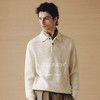 PLUS CRASH纹理感全棉老钱风POLO领毛衣百搭休闲慵懒风翻领针织衫 商品缩略图2