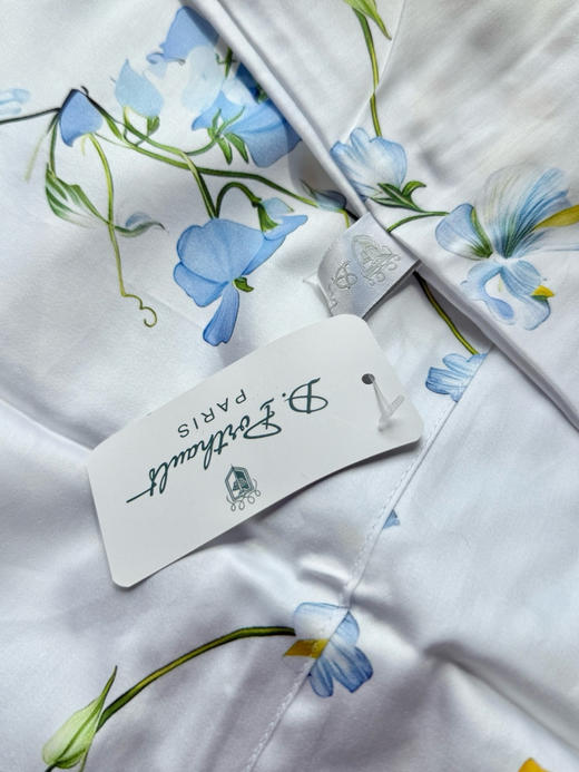 巴黎奢牌D.Porthault床品。四件套 【花枝蔓叶】【蓝黄花】 商品图9