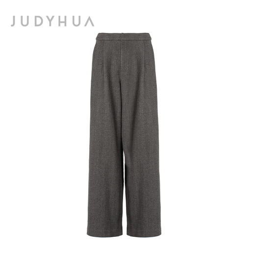 JUDYHUA 凝望系列羊毛直筒裤 商品图3