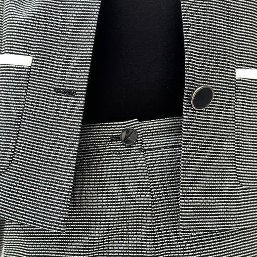 ST.SANLI【成衣系列】时尚千鸟格直筒裤GA123C17 商品图1