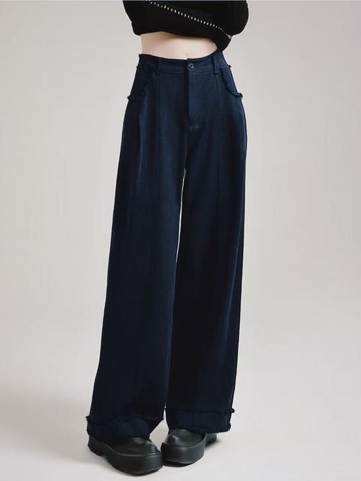 冰点价！仅限11.11！退货勿拍 维纳真蒂2868品质双毛边100%棉水洗棉休闲长裤-喜出 商品图2