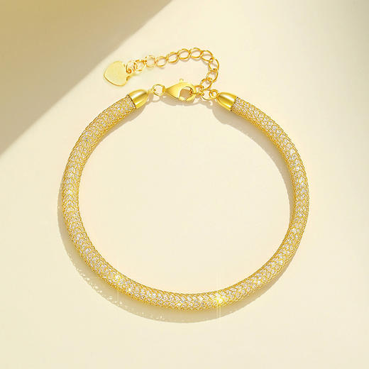 Winy s925 星辉金沙手链搭配合成立方氧化锆送女朋友/老婆/闺蜜生日节日礼物 商品图0