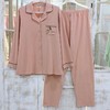女士棉氨长袖家居服套装长袖长裤女睡衣【M9710032】 商品缩略图2