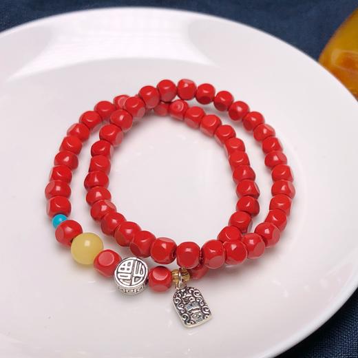 上新！红砂方糖小手串-素珠款 饰品美物 商品图3