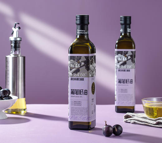 域上番芳·葡萄籽油500ml*2（压榨一级）29公斤葡萄籽≈1公斤葡萄籽油 商品图1