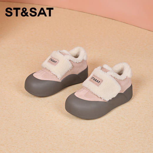 星期六包头防撞加绒保暖厚底面包鞋SS33112A10 商品图6