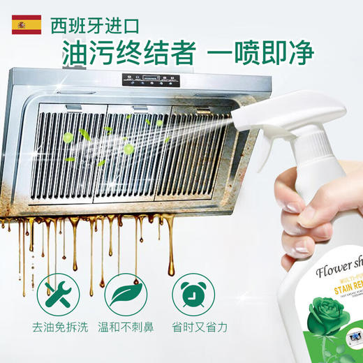 【分仓直发包邮】花卉诗多效强力油污净525ml 商品图1