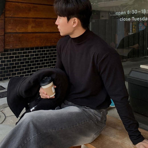 【虎头刺绣男士德绒打底衫】堪比羊绒的触感，每个男士衣橱里都应必备的一条上身保暖性超强，舒适不厚重！ 商品图12