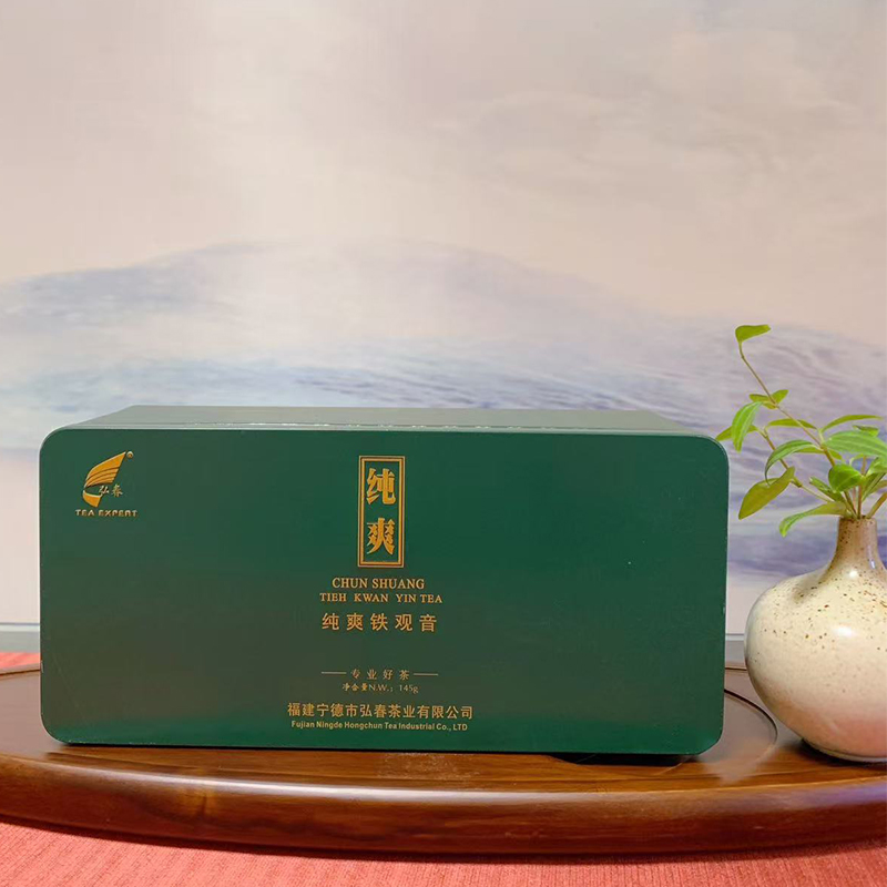 弘春 纯爽铁观音145克铁盒装