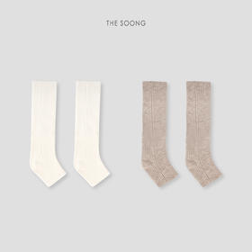 THESOONG极简抗起球腈纶双针竖坑条百搭线条感袜子HWZB8107