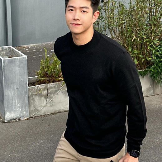 【虎头刺绣男士德绒打底衫】堪比羊绒的触感，每个男士衣橱里都应必备的一条上身保暖性超强，舒适不厚重！ 商品图4