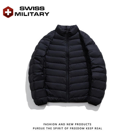 优选丨瑞士军工SWISS MILITARY轻薄羽绒服女 白鸭绒秋冬季连帽＆立领短款外套上衣 商品图10