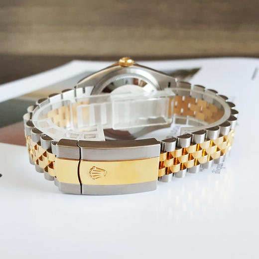 【95新（原始成色）】ROLEX 劳力士126233-0037棕榈叶图案表盘日志型系列天文台认证自动机械机芯36MM（男款）日期显示071025NJS06 商品图5