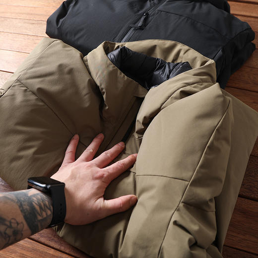 【双十一来了】原3K+!2025新款防风防水!秋冬户外保暖加厚连帽冲锋棉衣外套男款！ 商品图1