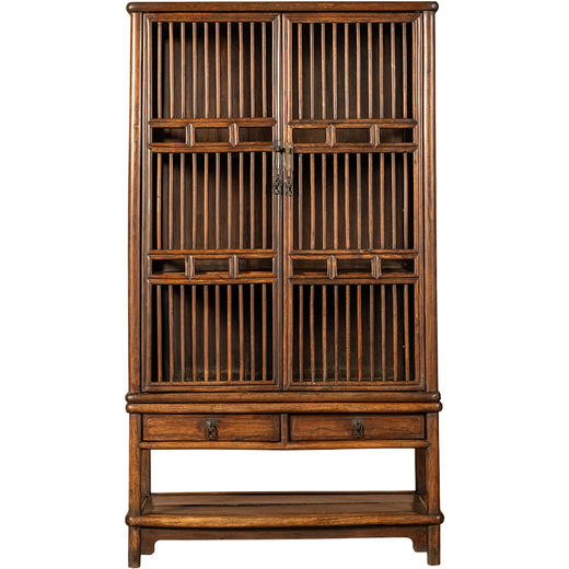 清早期	黄花梨透棂带座书格 商品图5