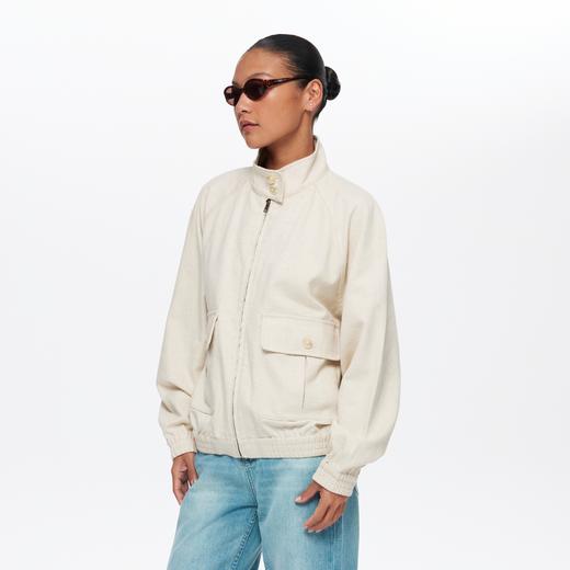 oneup亚麻立领插肩外套（男女同款） 商品图5