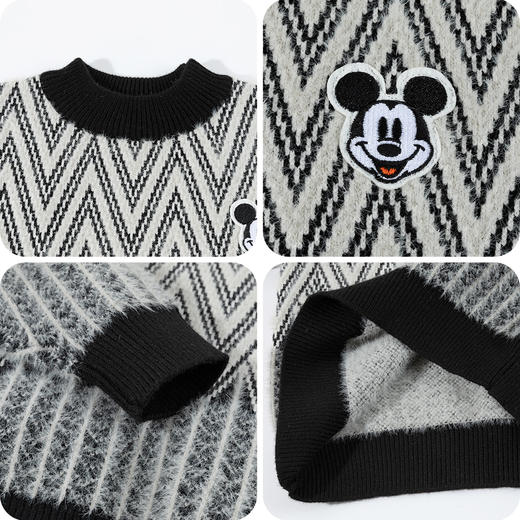 迪士尼（Disney） Baby男童套头毛衣外穿针织衫圆领保暖毛衣秋冬新款 商品图6
