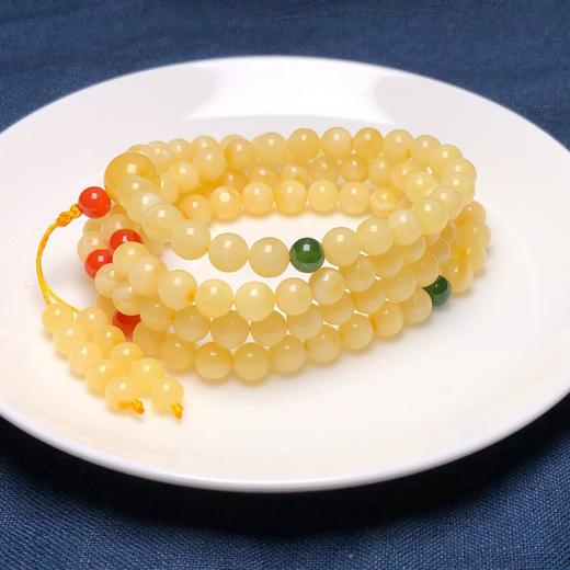 上新！蜜蜡南红碧玉108多圈手链  饰品美物 商品图4