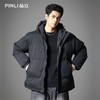 PINLI品立2025冬季新款宽松连帽黑色棉衣外套男潮牌百搭休闲棉服GD253105166 商品缩略图3