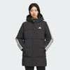 Adidas阿迪达斯MID LENGTH DOWN JACKET 女子中长款三条纹羽绒服600蓬鸭绒KC2486 商品缩略图4