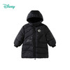 迪士尼（Disney）Baby男童夹棉保暖卡通黑色外穿连帽中长款棉服外套 商品缩略图7