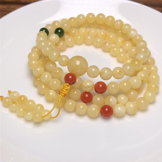 上新！蜜蜡南红碧玉108多圈手链  饰品美物 商品图0