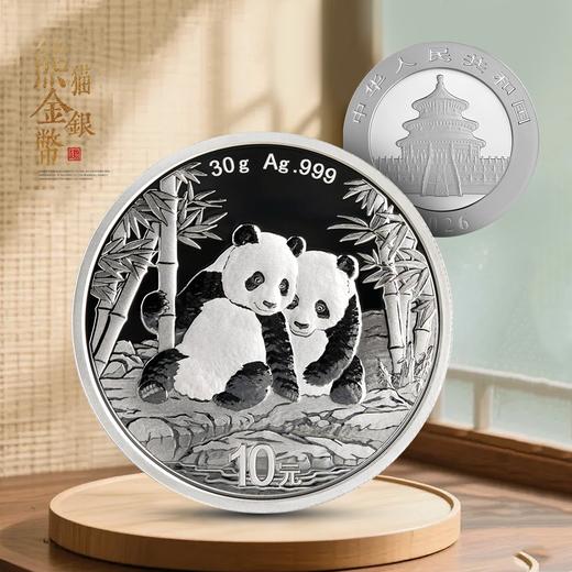 2026年熊猫银币30克！缩量500万枚！ 商品图0