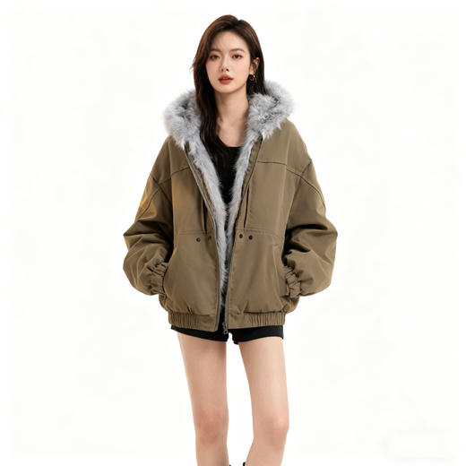 Schenvega毛领派克棉服 男女同款 商品图4