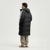 Adidas阿迪达斯LONG DOWN JACKET 男子三条纹羽绒服 拒水防风保暖长款连帽600蓬鸭绒KC2498 商品缩略图1