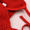 棉果果男童女童可爱红色喜庆喜乐毛线帽M404400500108 商品缩略图3