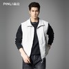 PINLI品立春季新款潮牌工装立领马甲男宽松休闲百搭背心外套GD253107152 商品缩略图0