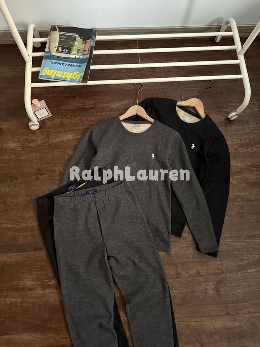 拉夫家马球刺绣保暖内衣套装 商品图0