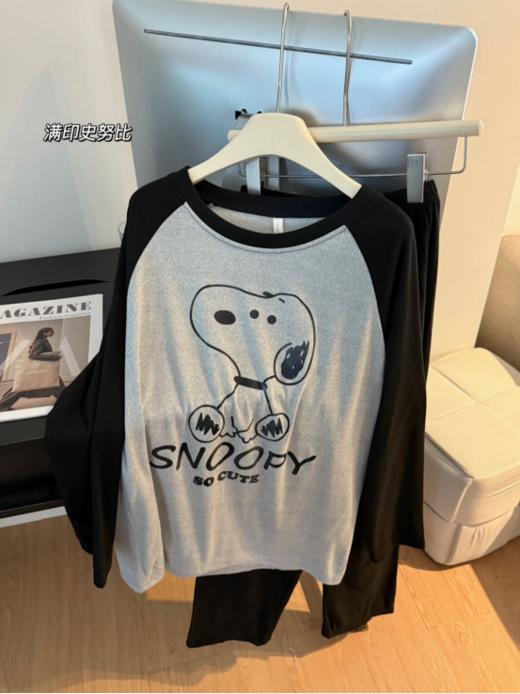 💥秋冬新品卡通乐园德绒系列～【秋日童趣乐园德绒睡衣套装👍】 期待被温柔的睡衣包裹❤️ 就像第二层肌肤，隔开粗糙和不适， 🌈亲肤又安心 商品图4