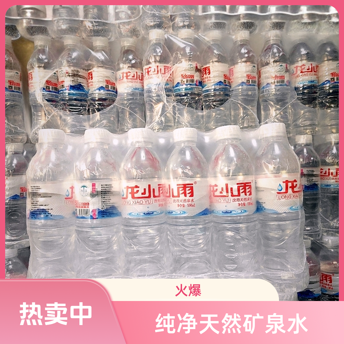 龙小雨瓶装水1件（500ml*24瓶）