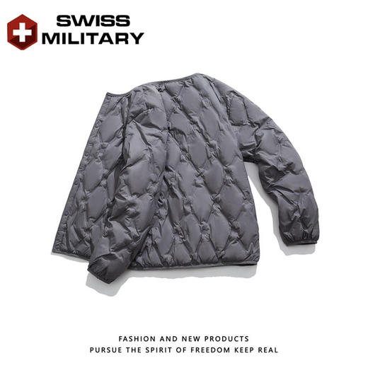 瑞士军工SWISS MILITARY秋冬季新款轻薄羽绒服男女款白鸭绒圆领羽绒服外套 商品图12