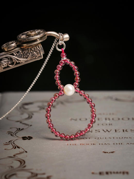 碧玺珍珠葫芦吊坠 商品图0