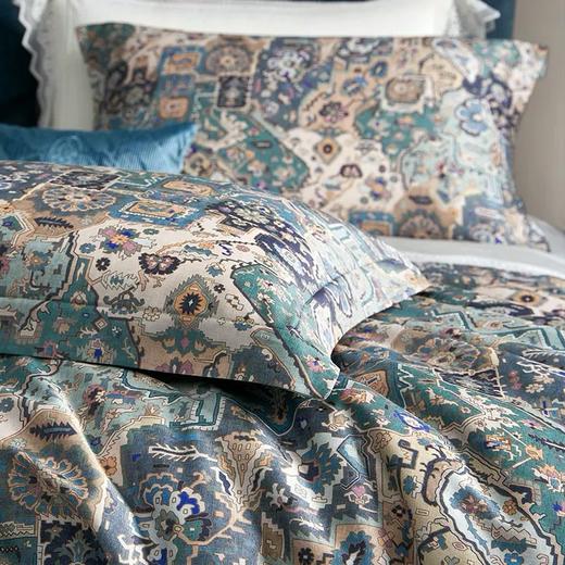 【whinny/惠谊】精致婉约长绒棉全棉贡缎数码印花四件套 宋雅集 商品图2