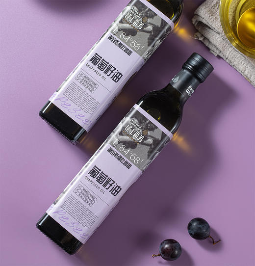 域上番芳·葡萄籽油500ml*2（压榨一级）29公斤葡萄籽≈1公斤葡萄籽油 商品图2